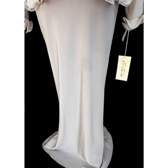 Montage by Mon Cheri Mother of Bride Lavender Dress & Jacket Pleated Front 12 - Picture 7 of 16